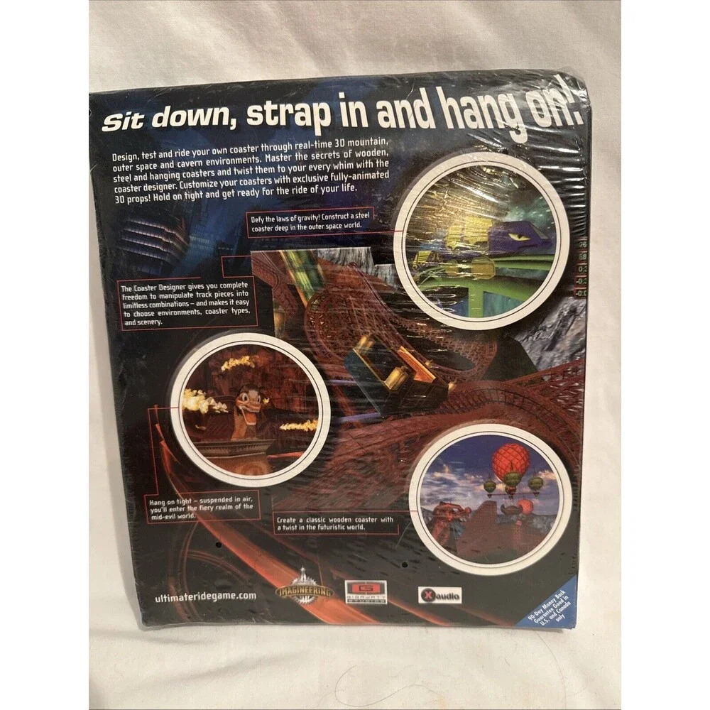 Ultimate Ride by Disney Imagineering (Jewel Case, PC) - Windows 95 98 Me XP NEW